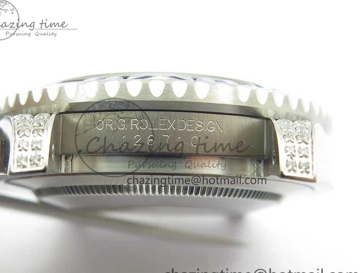 Jubilee Bezel Best II Blue Diamonds GMF Red SA3285 CHS Steel 904L Black On Dial V3 GMT-Master Bracelet Edition 0401